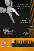 Canivete Tático Sanke Rescue com 24 ferramentas essenciais