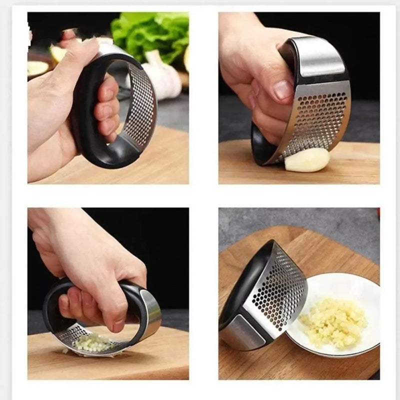 Espremedor Manual de Alho Inox