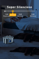 Fonte Automática Inox 3,2L para Gatos e Cães com Bomba Silenciosa e Luz LED – Bebedouro Inteligente