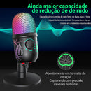 Microfone Condensador Gamer