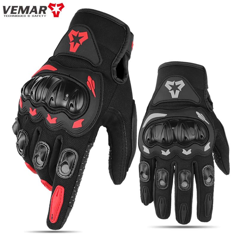 Luvas de Verão VEMAR – Para Moto, Bike, ATV e MTB com Toque na Tela