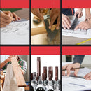 Régua Triangular LETIITTGOO - esquadro, transferidor, guia de serra e régua de precisão