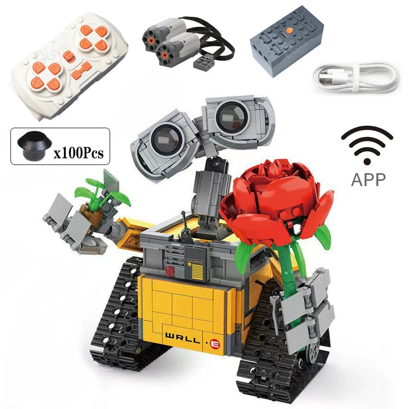 Robô Wall-E de Montar com Controle Remoto