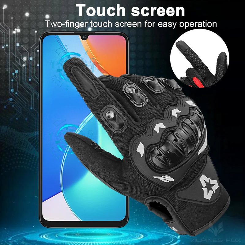 Luvas de Verão VEMAR – Para Moto, Bike, ATV e MTB com Toque na Tela