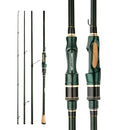Vara de Pesca CEMREO em Carbono – Portátil, 4-5 Seções, Ideal para Viagens (1.8m/2.1m/2.4m)