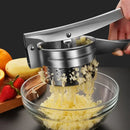 Amassador e Espremedor de Inox para Purê – Ferramenta de Cozinha para Amassar Batatas, Frutas e Legumes