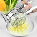 Amassador e Espremedor de Inox para Purê – Ferramenta de Cozinha para Amassar Batatas, Frutas e Legumes