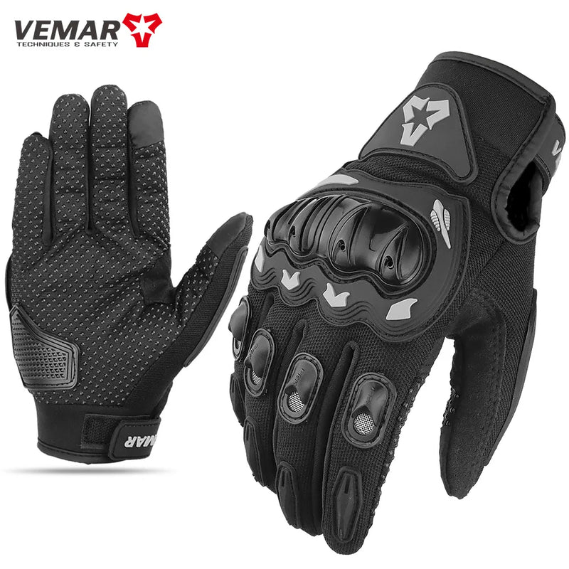 Luvas de Verão VEMAR – Para Moto, Bike, ATV e MTB com Toque na Tela