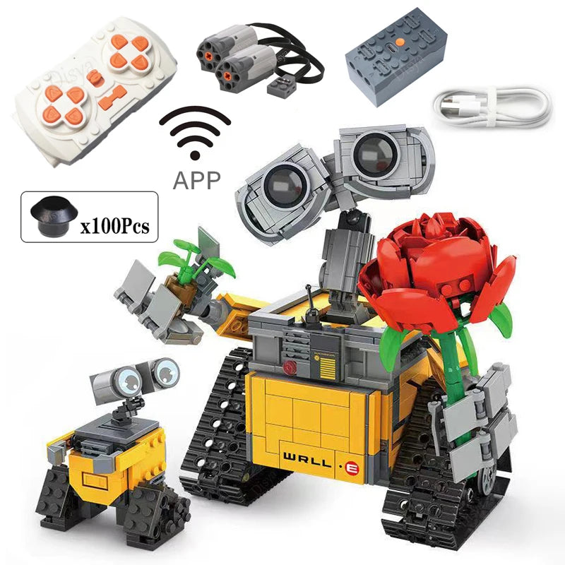 Robô Wall-E de Montar com Controle Remoto