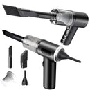 Aspirador de Pó Portátil Sem Fio 120W – Uso Duplo para Casa e Carro, Potência Máxima