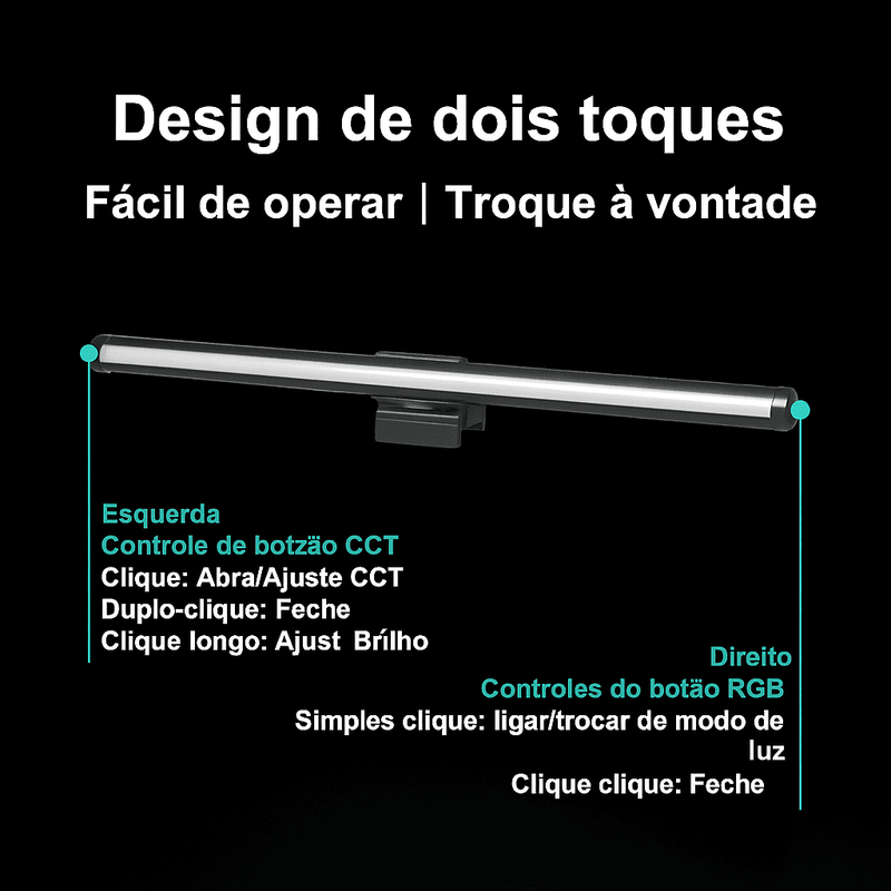 Toque de Luz – Luminária LED com RGB