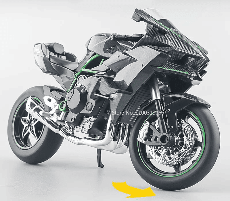 Kawasaki Ninja H2R ou S1000RR- Replica em Metal