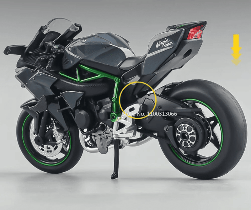 Kawasaki Ninja H2R ou S1000RR- Replica em Metal