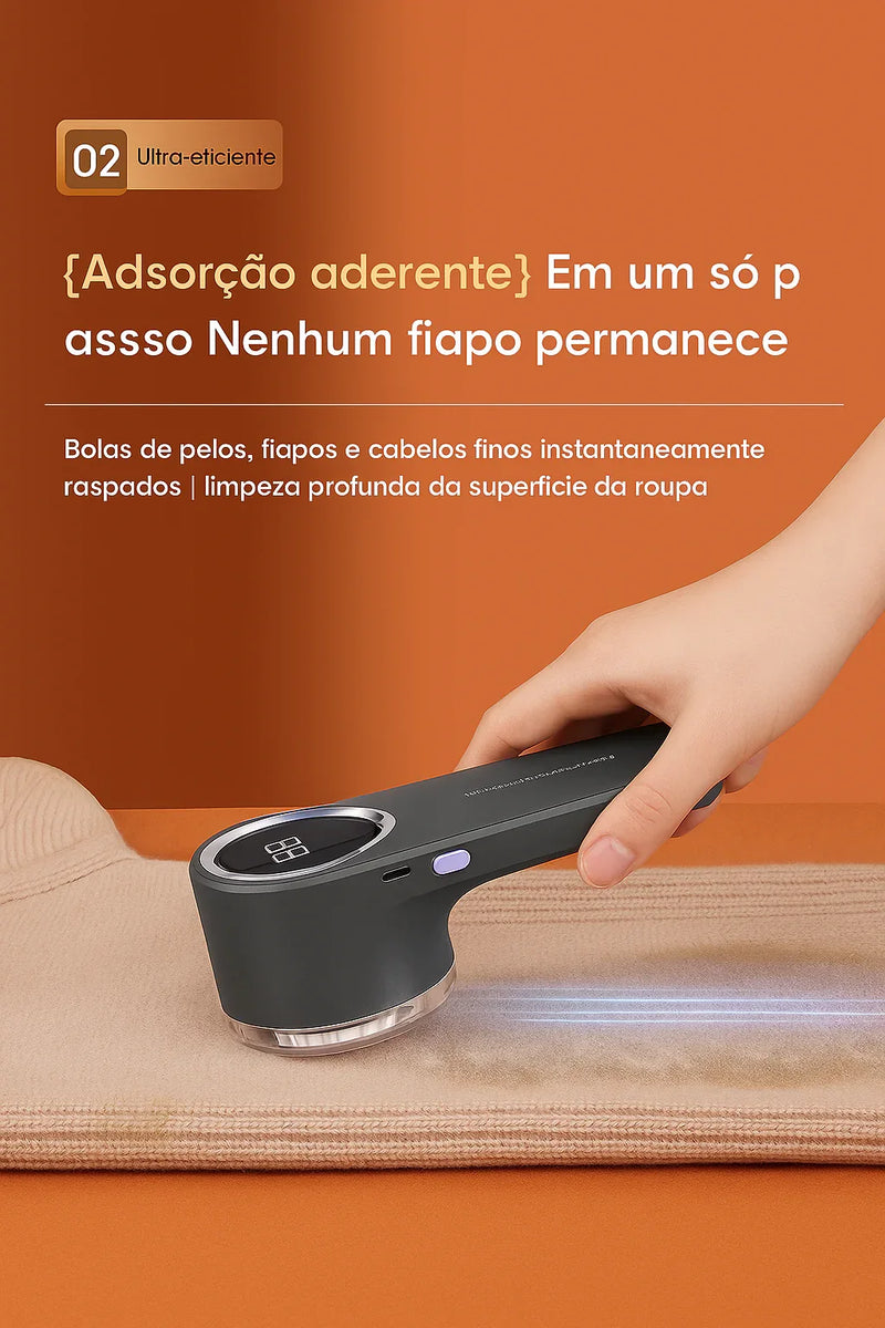 Removedor de Bolinhas Elétrico com Display Digital