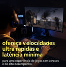 Cabo de Rede Vention CAT8 – 40Gbps, 2000MHz, Malha de Algodão, Alta Velocidade para PS5, PC e Roteadores