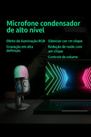 Microfone Condensador Gamer